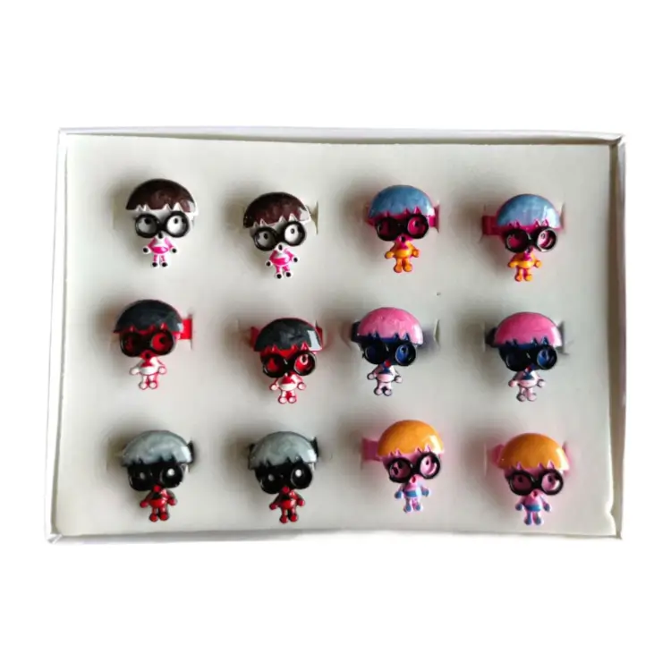 Anillo graduable en caja - Box x 12 unid