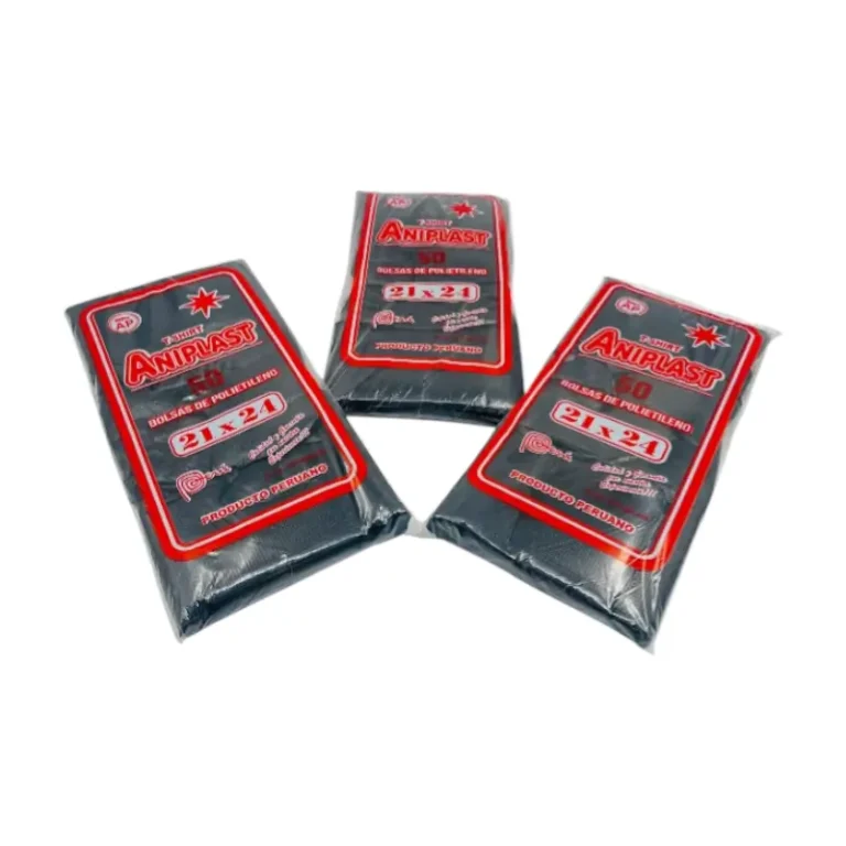 Bolsa de Plastico Negro 21 X 24, Pqt x 50 UNID