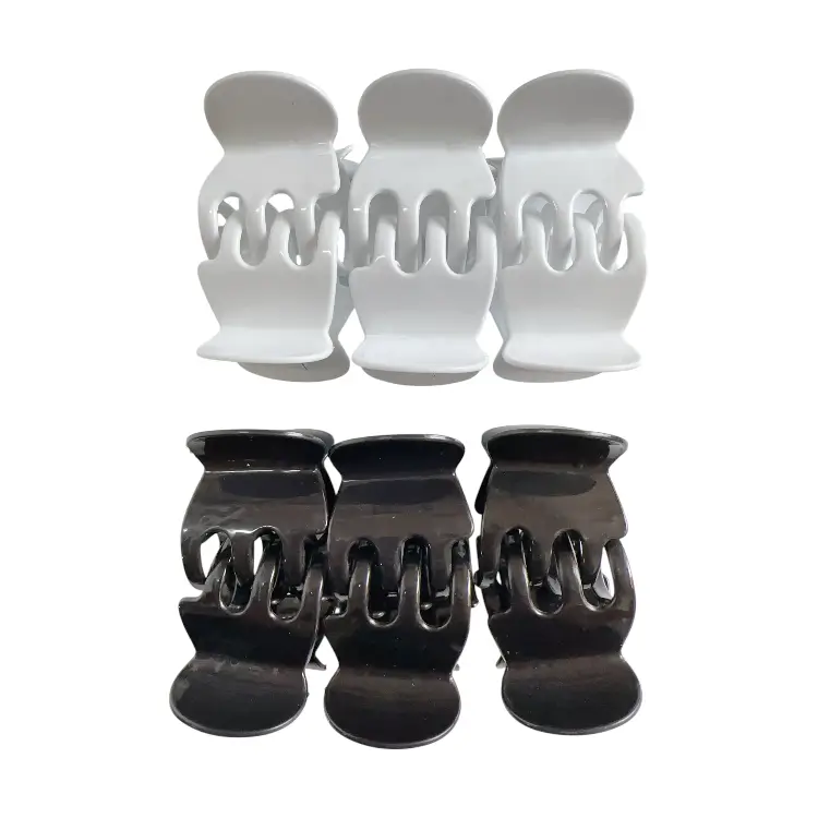 Clip de cabello de 3.5cm - Paq x 12 unid