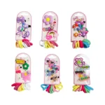 Gancho y colet liga kawaii - Paq x 12 cartillas