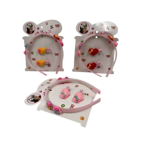 Set de Vincha y Gancho – Paq x 12 unid