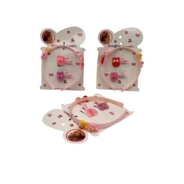 Set de Vincha y Gancho - Paq x 12 unid