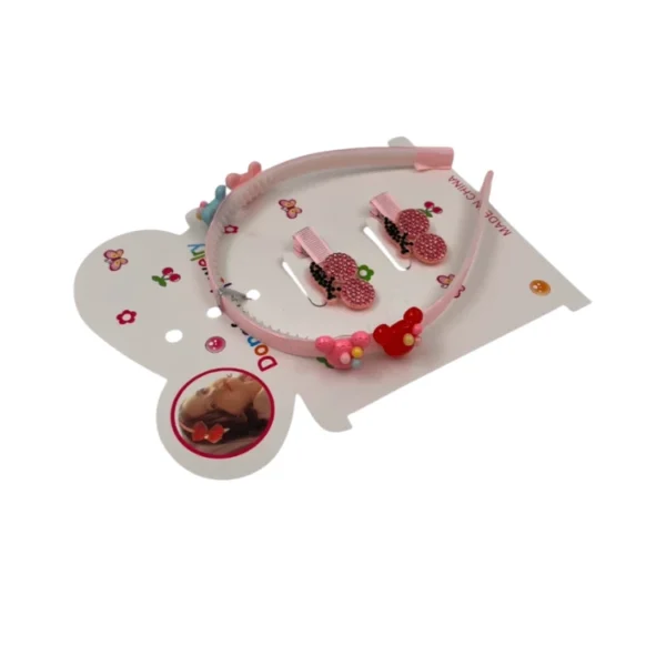 Set de Vincha y Gancho - Paq x 12 unid