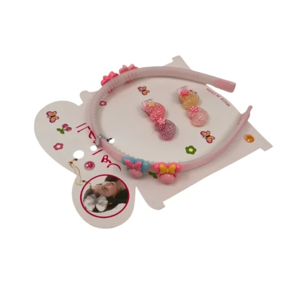 Set de Vincha y Gancho - Paq x 12 unid