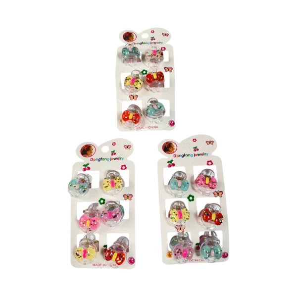 Ganchitos kawaii - Paq x 12 cartillas