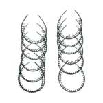 Vincha piel de durazno – Paq x 12 unid