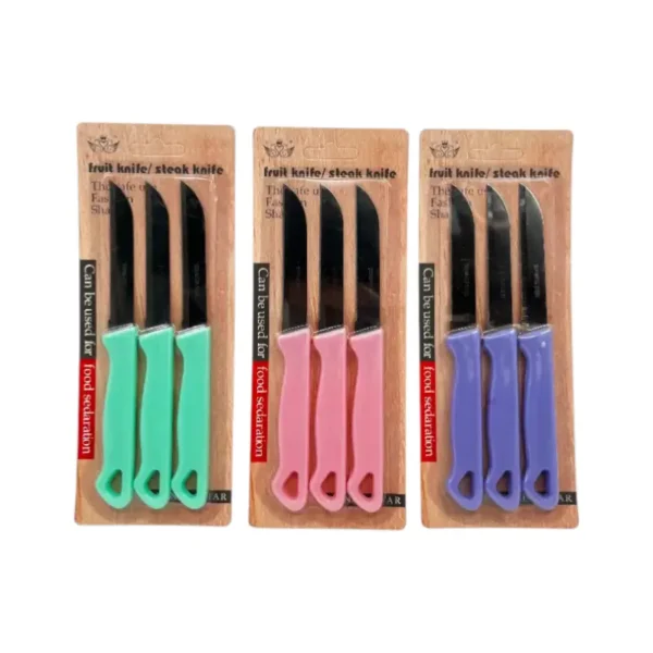 Cuchillo de Mesa x3 Pzas