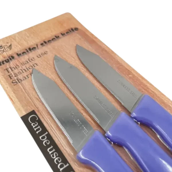 Cuchillo de Mesa x3 Pzas