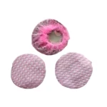 Moñera con blonda rosado - Paq x 12 unid