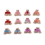 Clip de cabello metal - Paq x 12 unid - Imagen 3