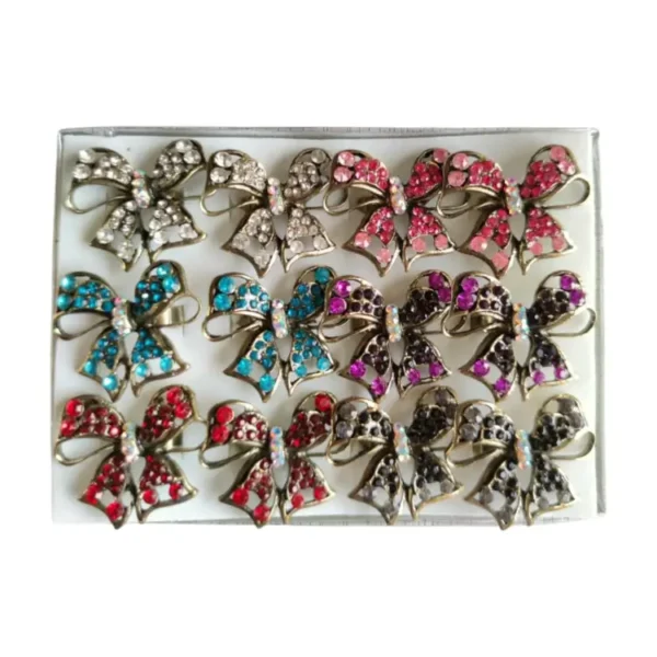 Anillo graduable en caja - Box x 12 unid