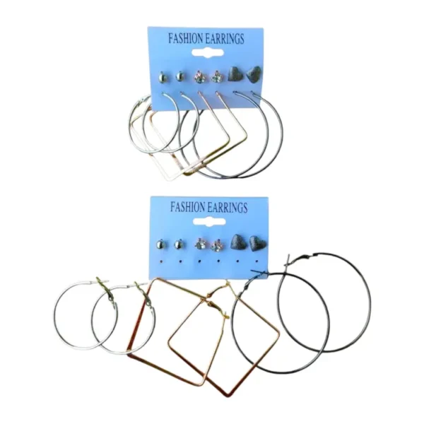 Set de arete noveno / colgante - Paq x 12 cartillas