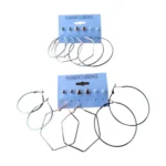 Set de arete noveno / colgante - Paq x 12 cartillas