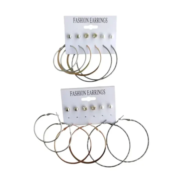 Set de arete noveno / colgante - Paq x 12 cartillas