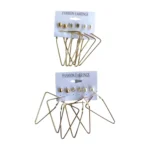 Set de arete noveno / colgante - Paq x 12 cartillas