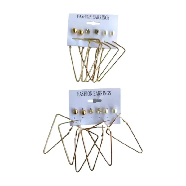 Set de arete noveno / colgante - Paq x 12 cartillas