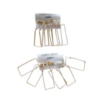 Set de arete noveno / colgante - Paq x 12 cartillas