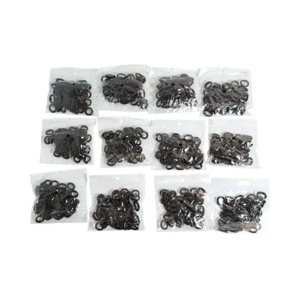 Colet liga arito negro - Paq x 12 unid