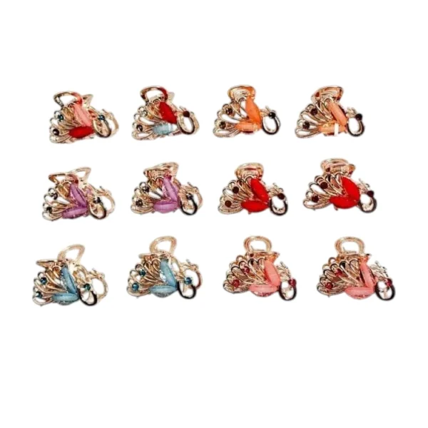 Clip de cabello metal – Paq x 12 unid