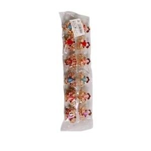 Clip de cabello metal - Paq x 12 unid