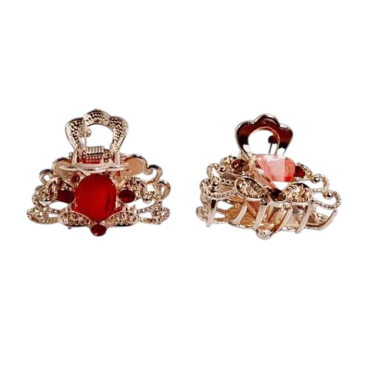 Clip de cabello metal - Paq x 12 unid