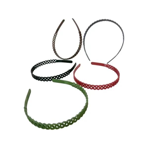 Vincha piel durazno colores – Paq x 12 unid