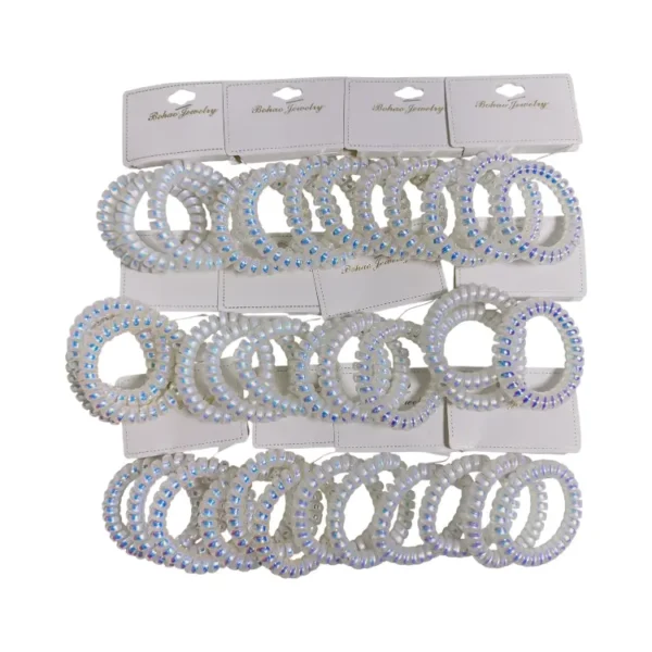 Colet resorte blanco - Paq x 12 unid