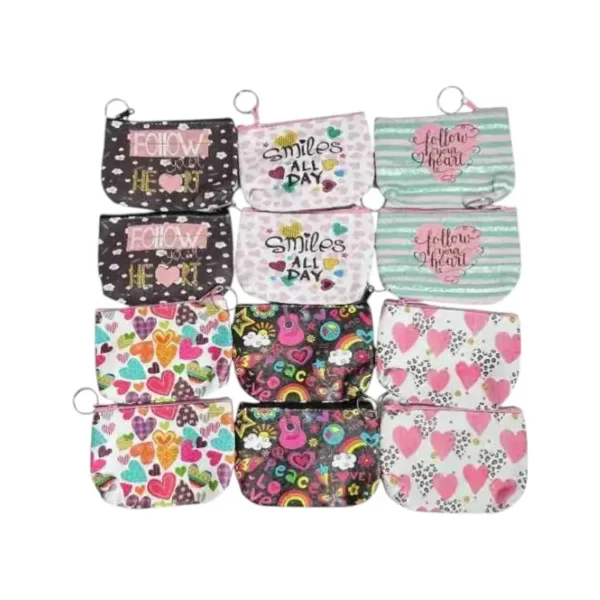 Monedero llavero - Paq x 12 unid