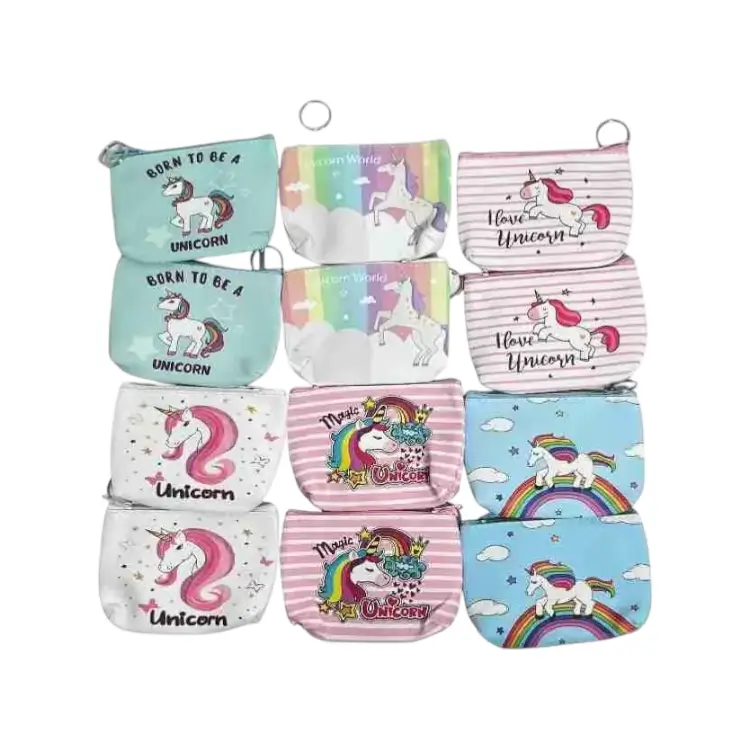 RE-127-3 (1) Monedero unicornio llavero - Paq x 12 unid