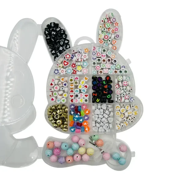 Set de Cuentas para Pulsera Conejo – Paquete x 12 unidades
