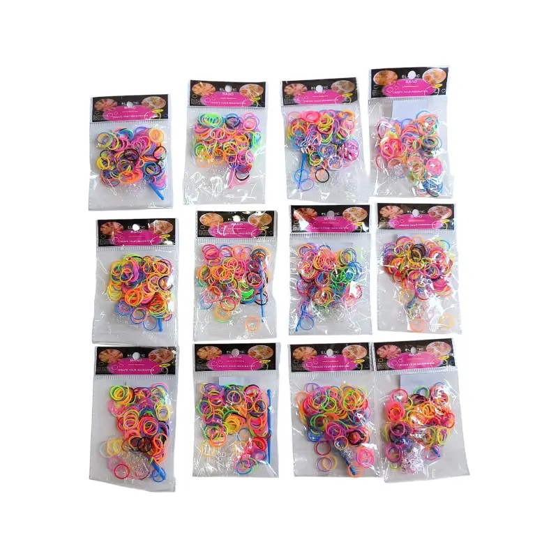 Ligas para armar pulseras – Paq x 12 unid