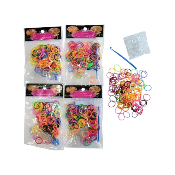 Ligas para armar pulseras – Paq x 12 unid