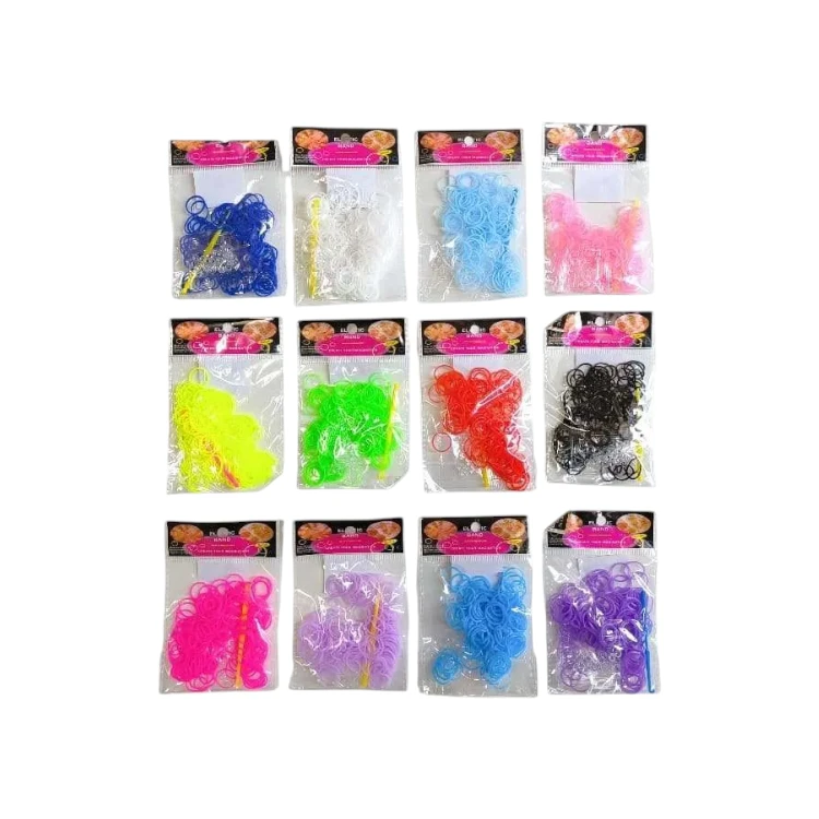 Ligas para armar pulseras - Paq x 12 unid