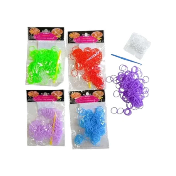 Ligas para armar pulseras - Paq x 12 unid