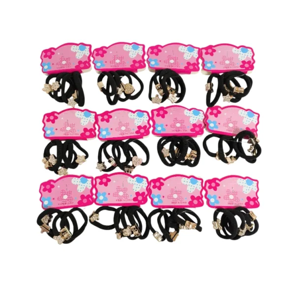 Colet liga con dije plateado - Paq x 12 cartillas