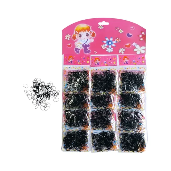 Liga en plancha, delgado/negro – Paq x 12 planchas