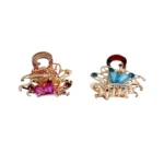 Clip de cabello metal – Paq x 12 unid