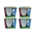 Taza flores con cuchara