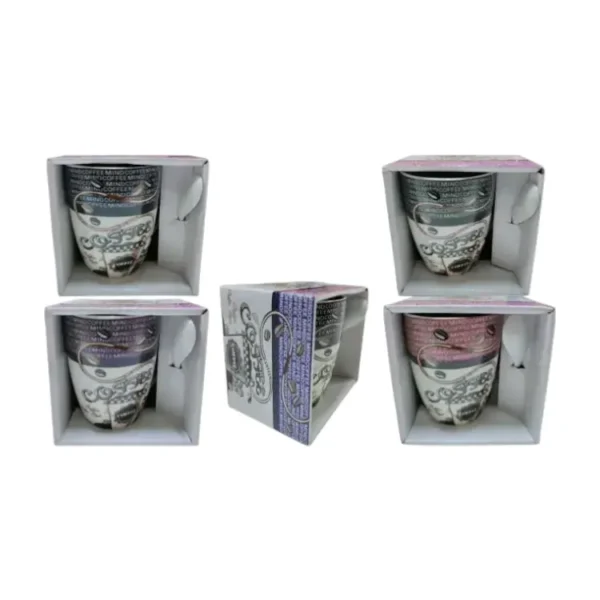 Taza para café con cuchara