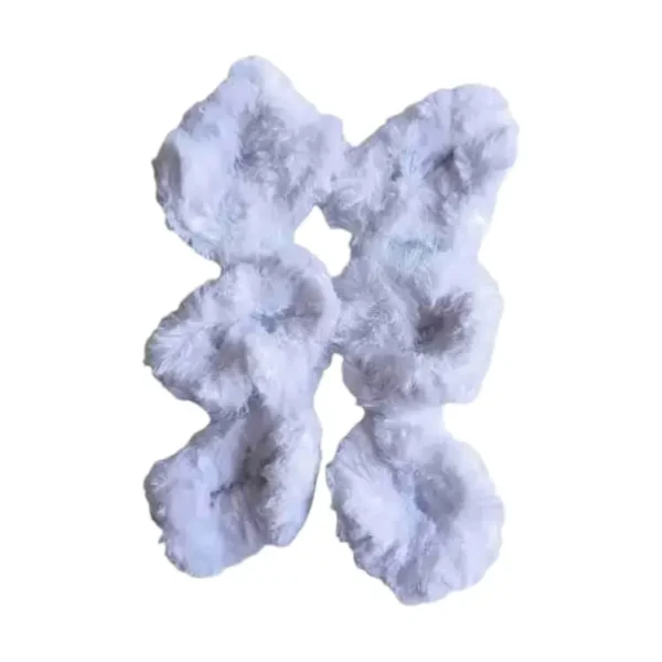 Colets peluche blanco - Paq x 12 unid