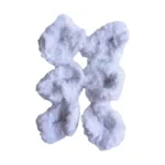 Colets peluche blanco - Paq x 12 unid