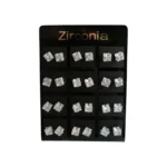 Arete zirconia - Plancha x 12 pares