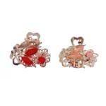 Clip de cabello metal - Paq x 12 unid