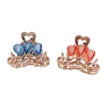 Clip de cabello metal - Paq x 12 unid