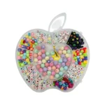 Set de Cuentas para Pulsera Manzana – Paquete x 12 unidades