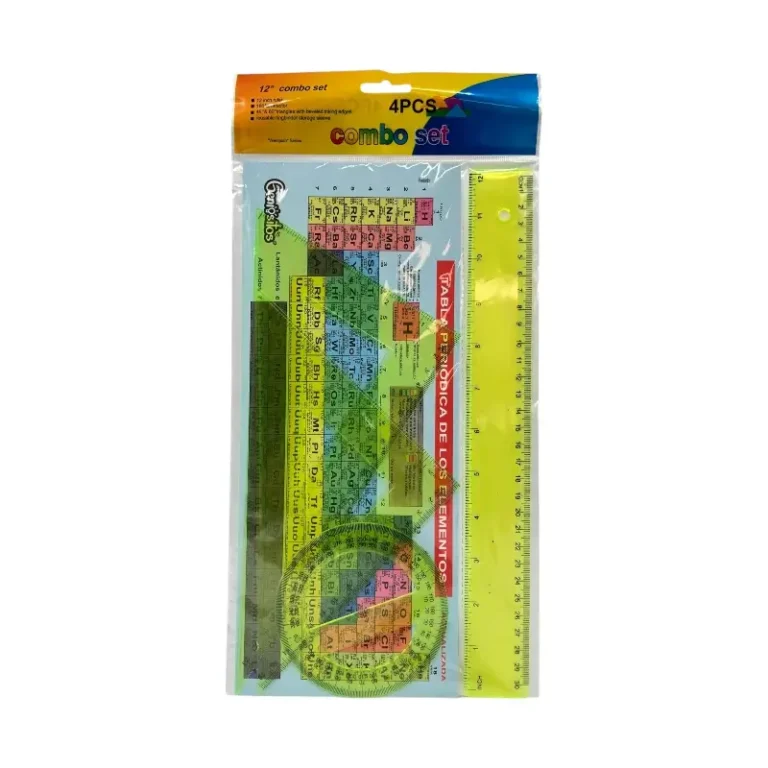 Set de Reglas 30cm x4 Pzas