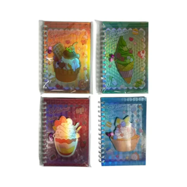 Libreta de notas helado