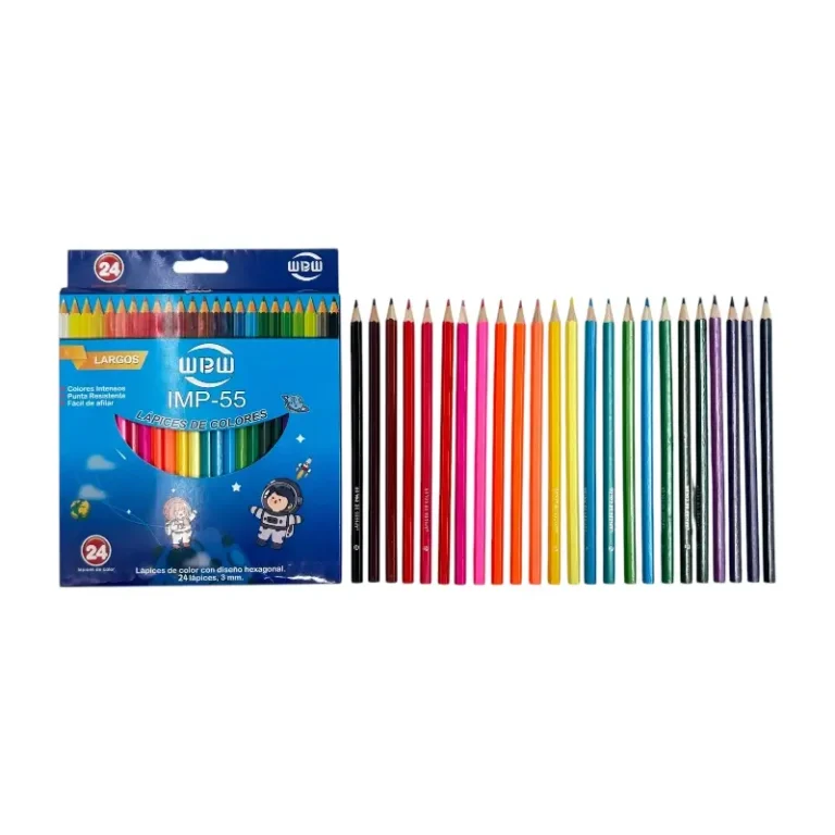 Color Hexagonales de 24Pzs