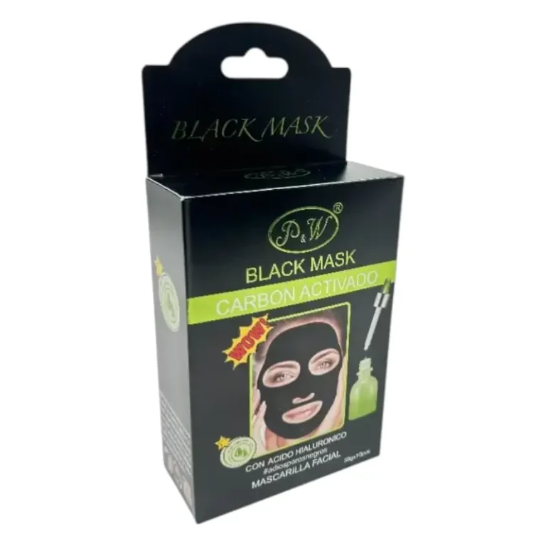 Mascarilla Facial Negro – Box x10 PZS