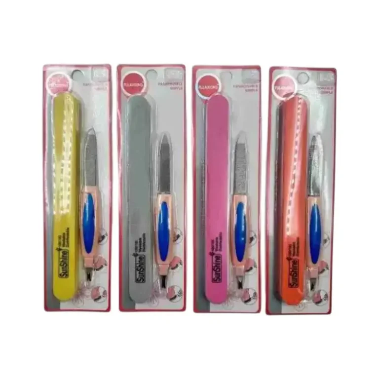 Set Limas con Cortacuticulas – Paq x 12 unid